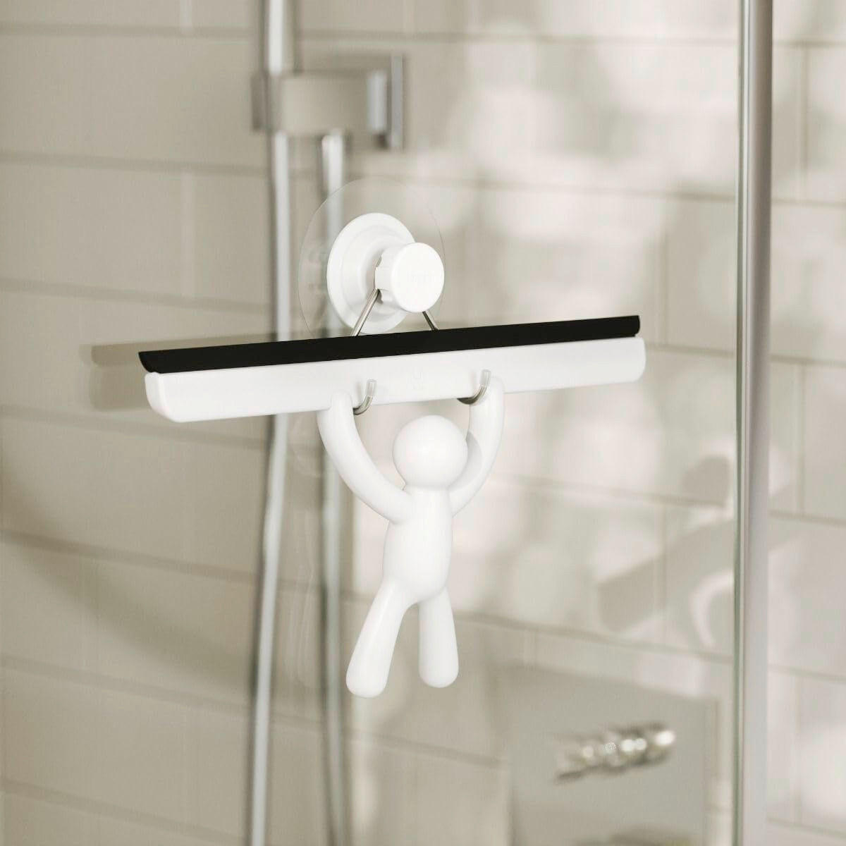 BRISAČ ZA TUŠ KABINU - bela, Konvencionalno, plastika (27/5cm)