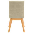 STUHL  in Mikrofaser Holz, Textil  - Beige, Design, Holz/Textil (45/102/56cm) - Novel