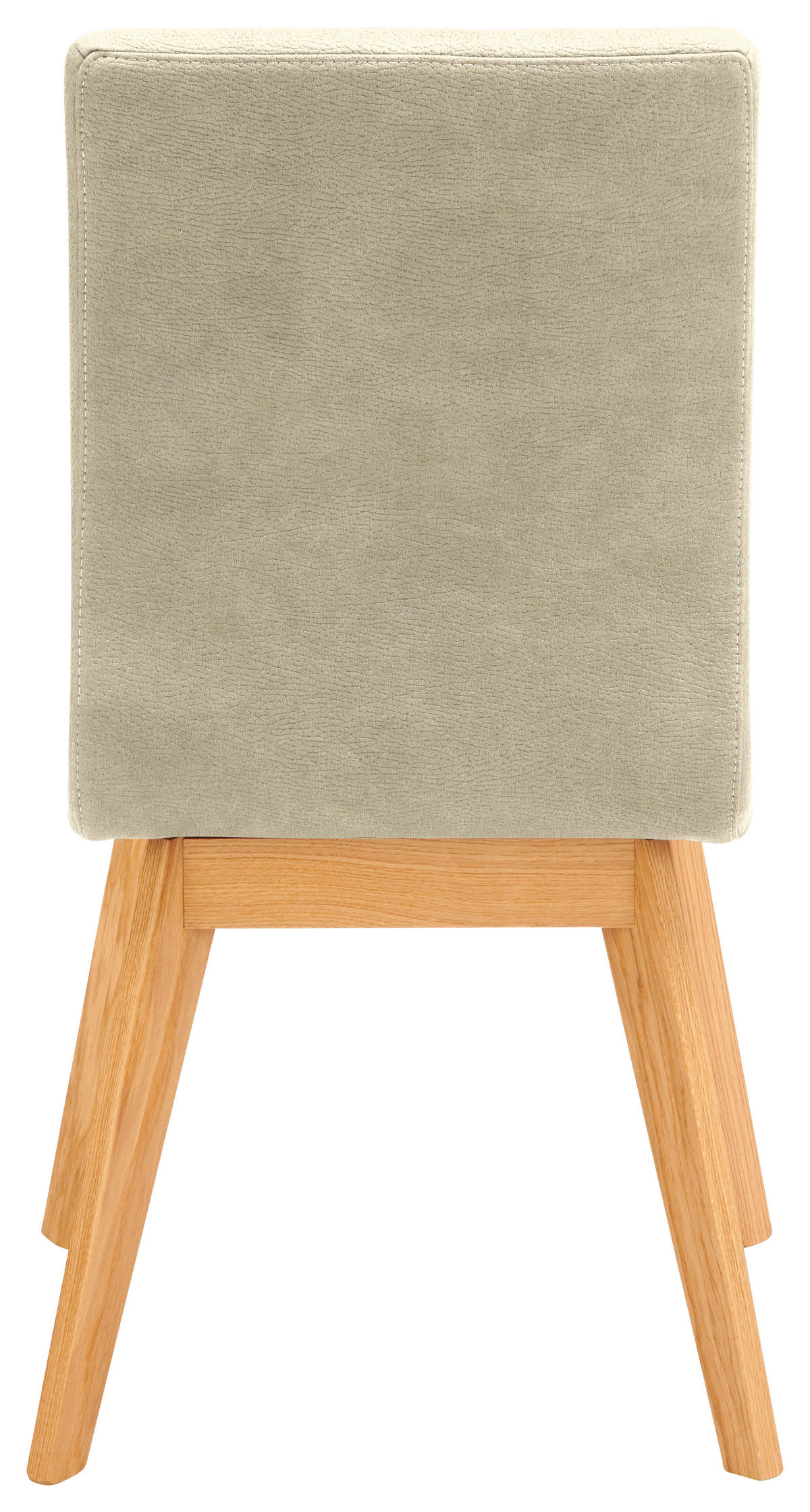 STUHL  in Mikrofaser Holz, Textil  - Beige, Design, Holz/Textil (45/102/56cm) - Novel