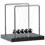 SKULPTUR - Silberfarben/Schwarz, Design, Holzwerkstoff/Kunststoff (18/18/15cm) - Ambia Home