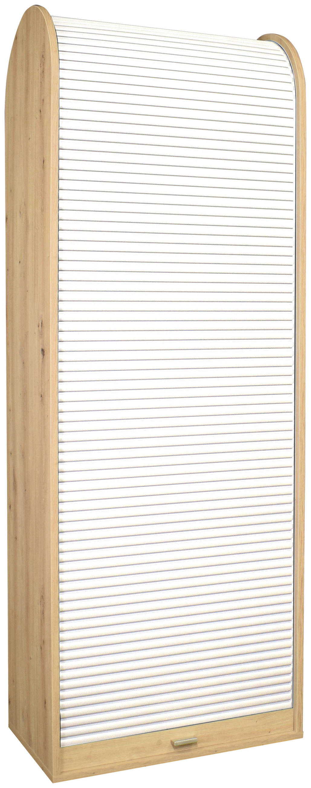 Livetastic Aktenschrank Weiß, Eiche Artisan 69x192x44 cm