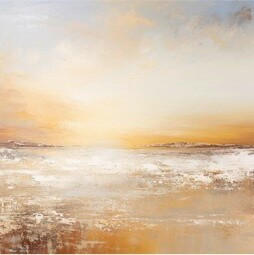 OBRAZ NA KOVU, pláž a moře, 50/50/2 cm - vícebarevná, Basics, kov (50/50/2cm)