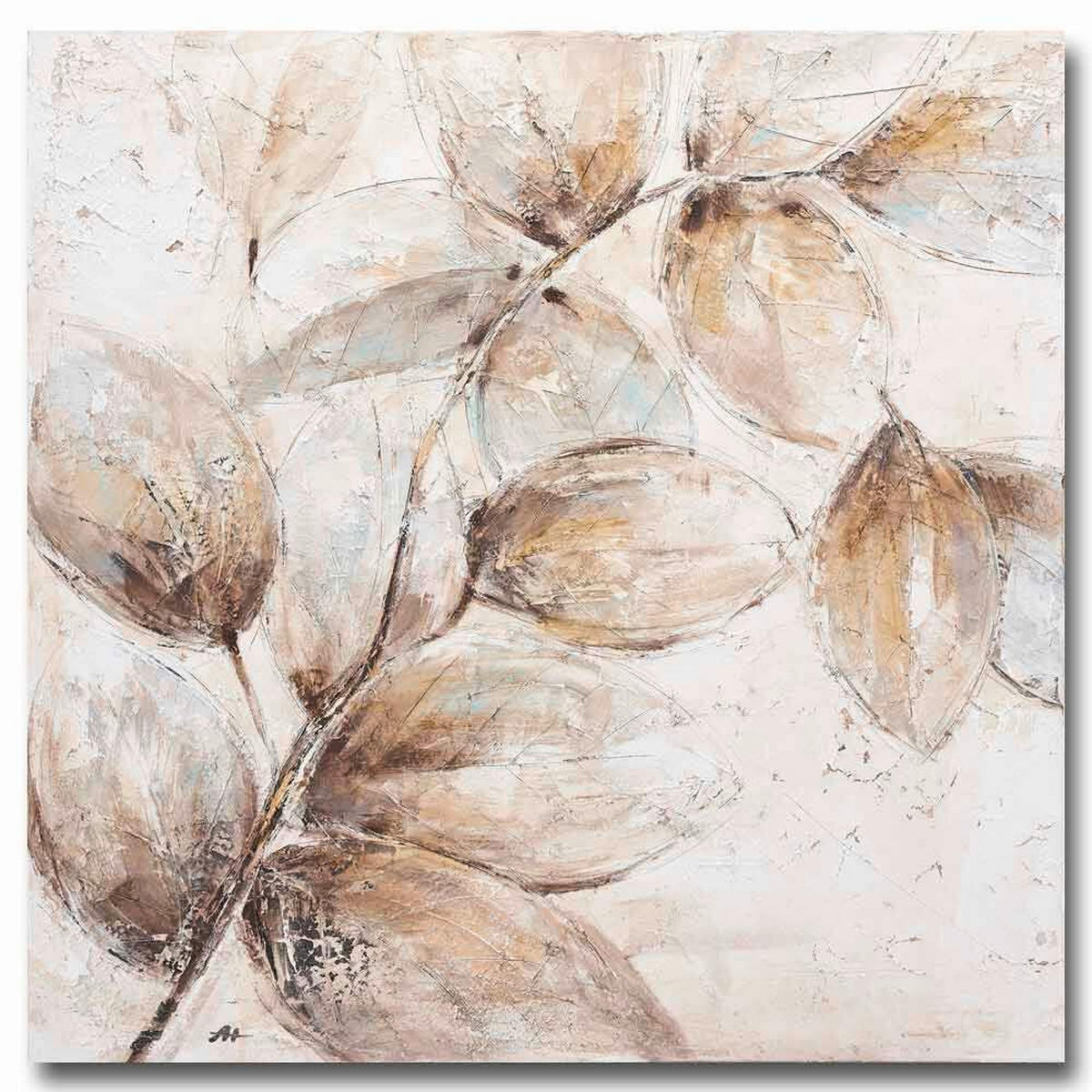 OBRAZ NA PLÁTNE, 80/80 cm  - Basics, drevo (80/80cm)