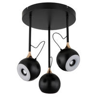 STROPNÍ LED SVÍTIDLO, 32,5/42 cm  - bílá/černá, Design, kov/plast (32,5/42cm) - Globo