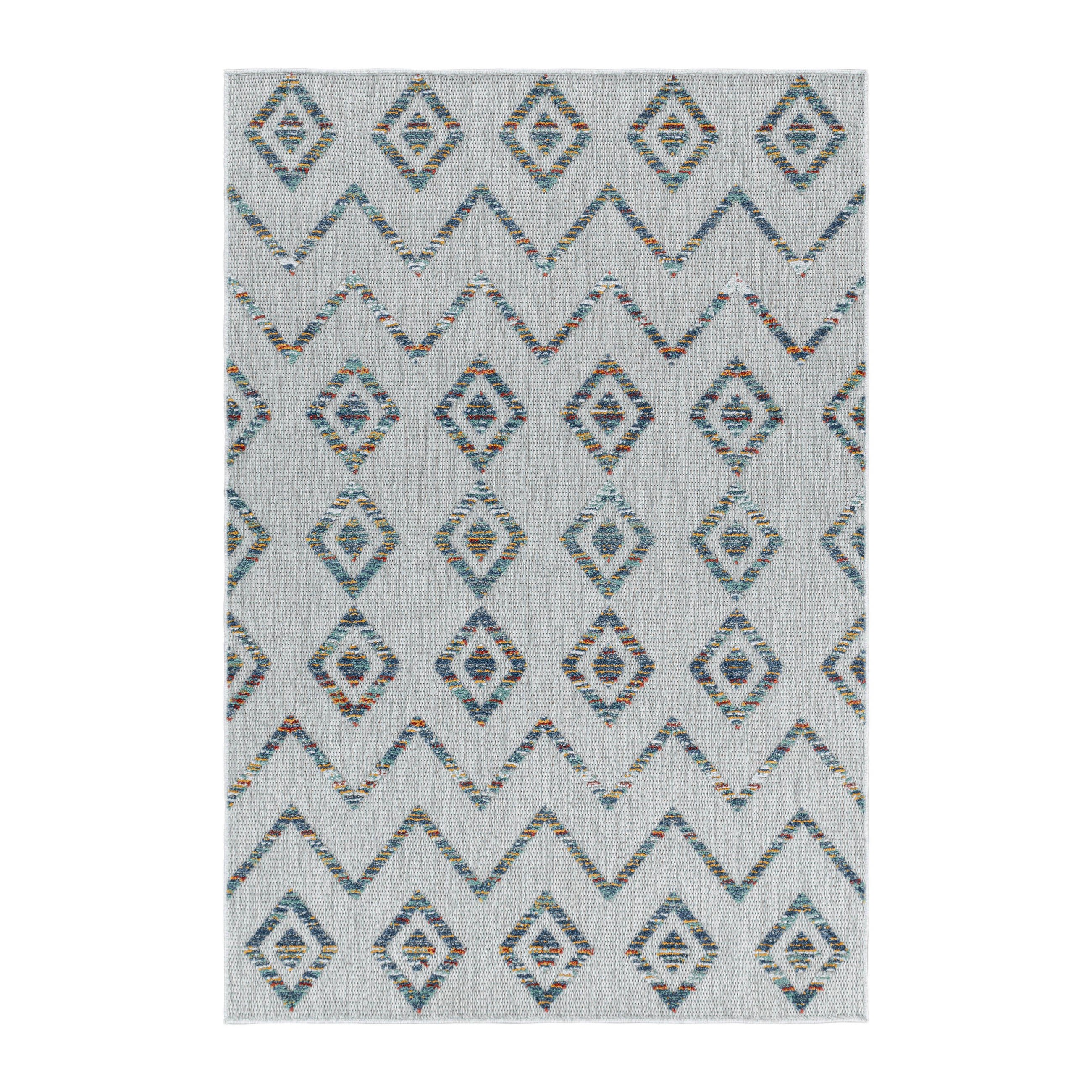 FLACHWEBETEPPICH 140/200 cm Bahama Multicolor  - Multicolor, Design, Textil (140/200cm) - Novel