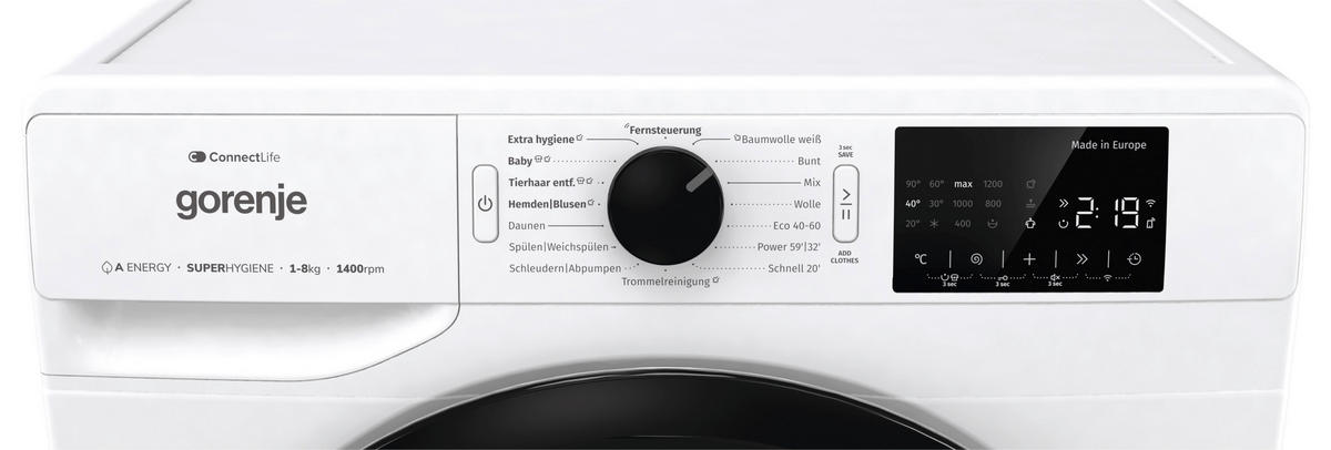 WASCHMASCHINE  - MODERN (60/85/54,5cm) - Gorenje