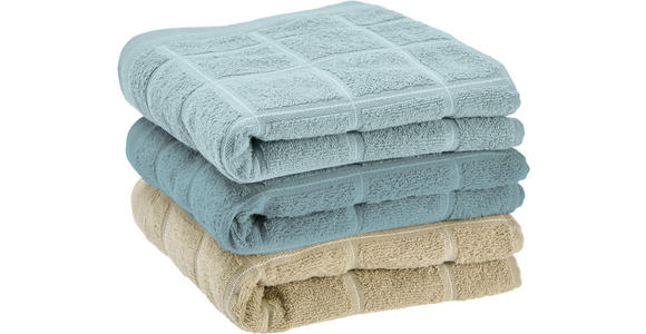 HANDTUCH 50/100 cm Türkis  - Türkis, Textil (50/100cm) - Esposa