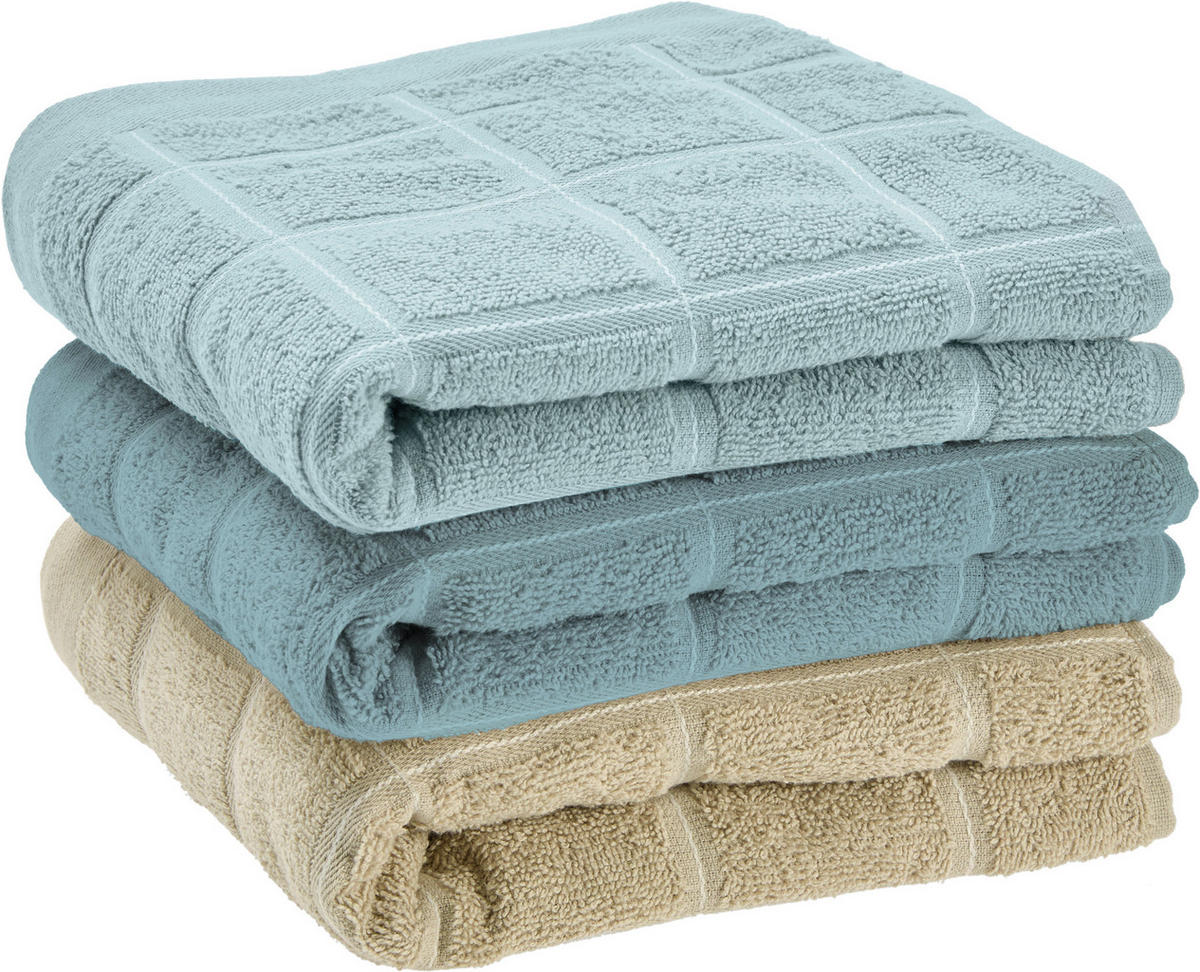 HANDTUCH 50/100 cm Türkis  - Türkis, Textil (50/100cm) - Esposa