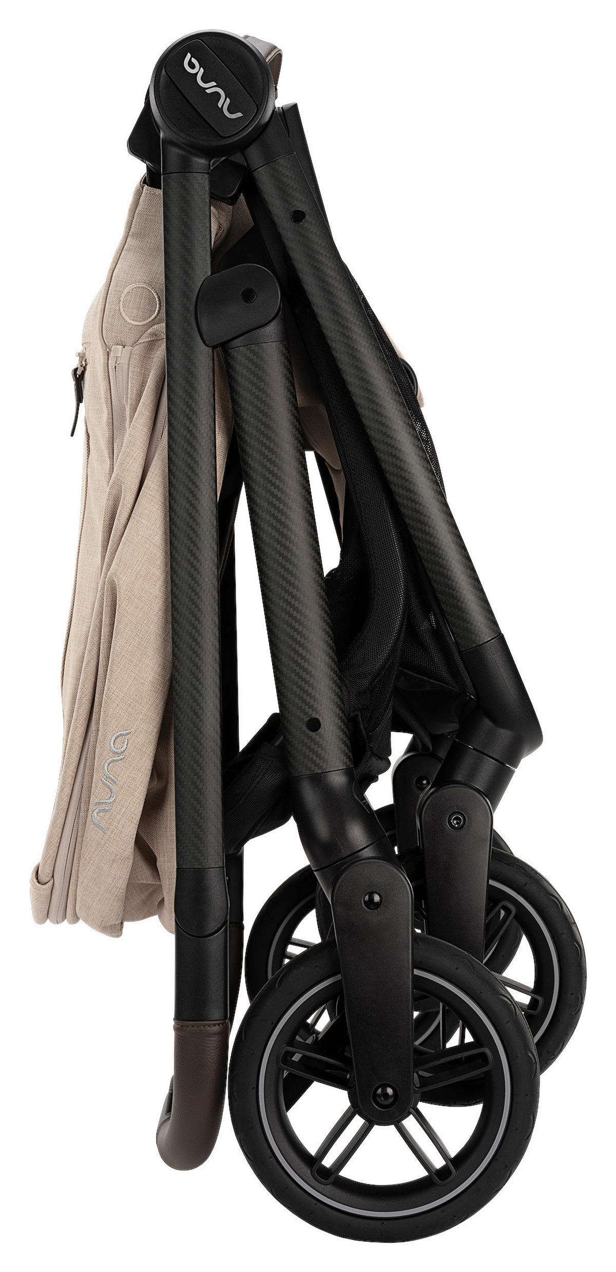 KINDERWAGEN  Swiv  Biscotti  - Beige/Schwarz, Basics, Textil/Metall (94/54/103cm) - Nuna