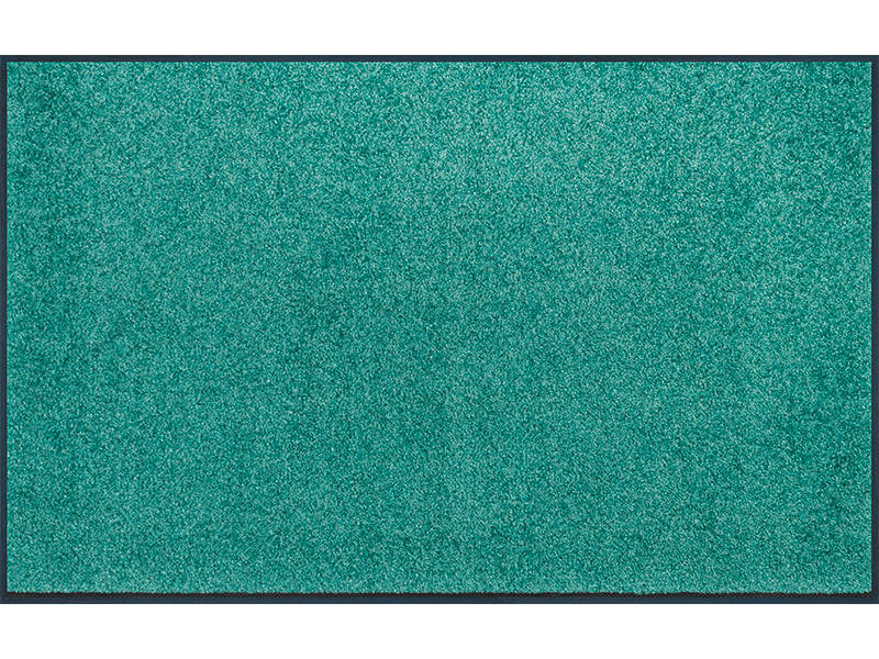 FUßMATTE  75/120 cm  Grün  - Grün, KONVENTIONELL, Kunststoff (75/120cm) - wash+dry