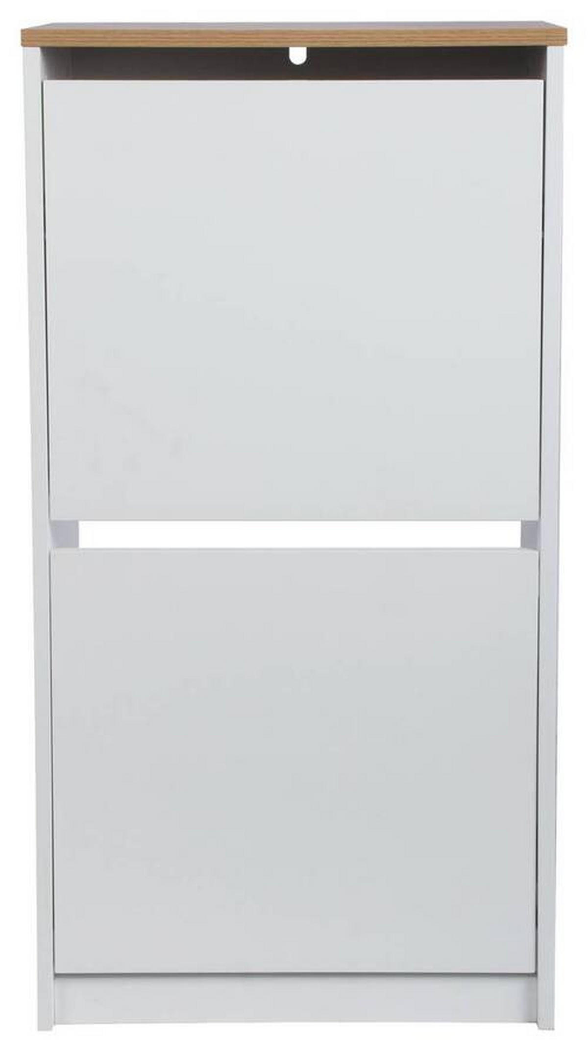 VYKLÁPĚCÍ BOTNÍK, přírodní barvy, bílá, kaučukové dřevo, 49/93/28 cm - bílá/přírodní barvy, Design, dřevo/kompozitní dřevo (49/93/28cm) - Carryhome