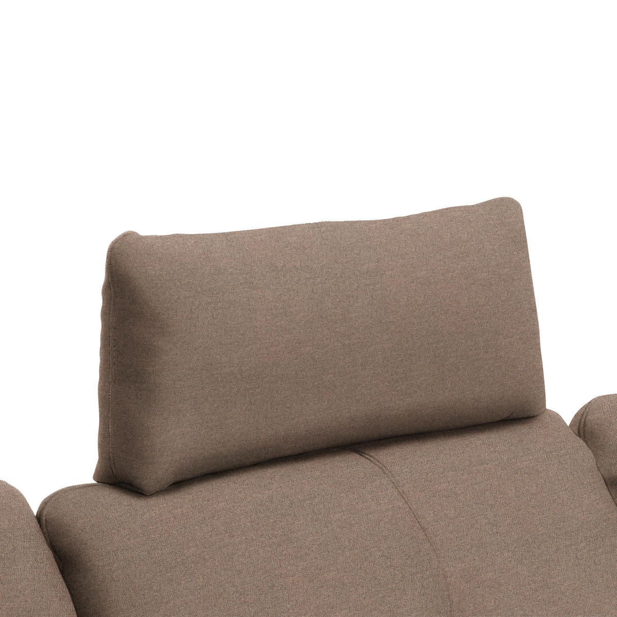 ECKSOFA in Webstoff Graubraun  - Graubraun/Schwarz, Design, Textil/Metall (301/179cm) - Chilliano