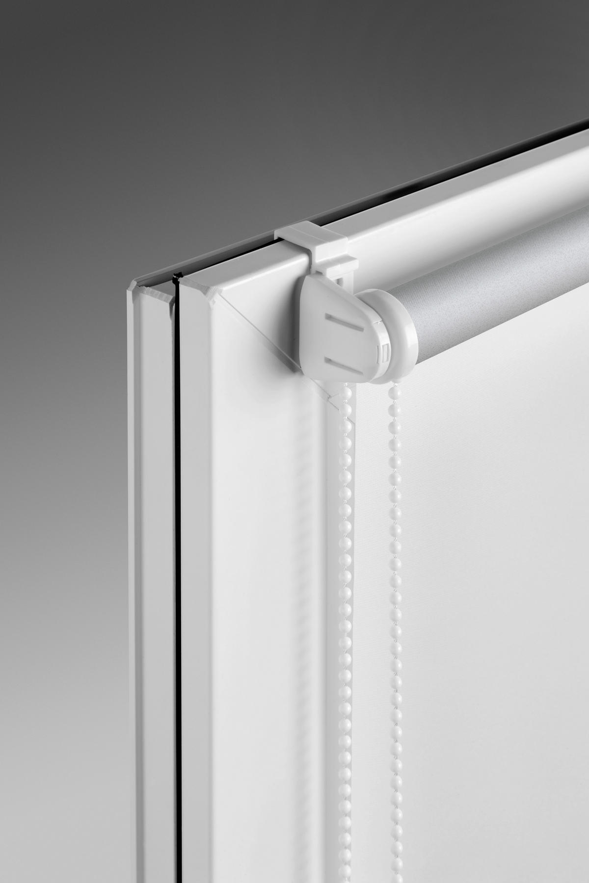 THERMO-ROLLO  Verdunkelung  75/160 cm    - Weiß, Design, Kunststoff (75/160cm)