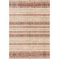 VINTAGE-TEPPICH Cortea Araqan 200/290 cm  in Terracotta, Graublau, Elfenbein  - Elfenbein/Graublau, LIFESTYLE, Kunststoff/Textil (200/290cm) - Lindorug