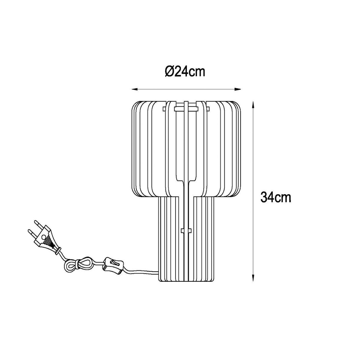 TISCHLEUCHTE - Design (24/24/35cm) - Lucide