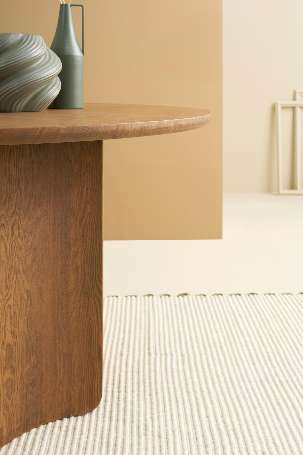 ESSTISCH 120/120/76 cm Echtholz, Nachbildung  Holzwerkstoff rund Eichefarben  - Eichefarben, MODERN, Holzwerkstoff (120/120/76cm) - Schöner Wohnen