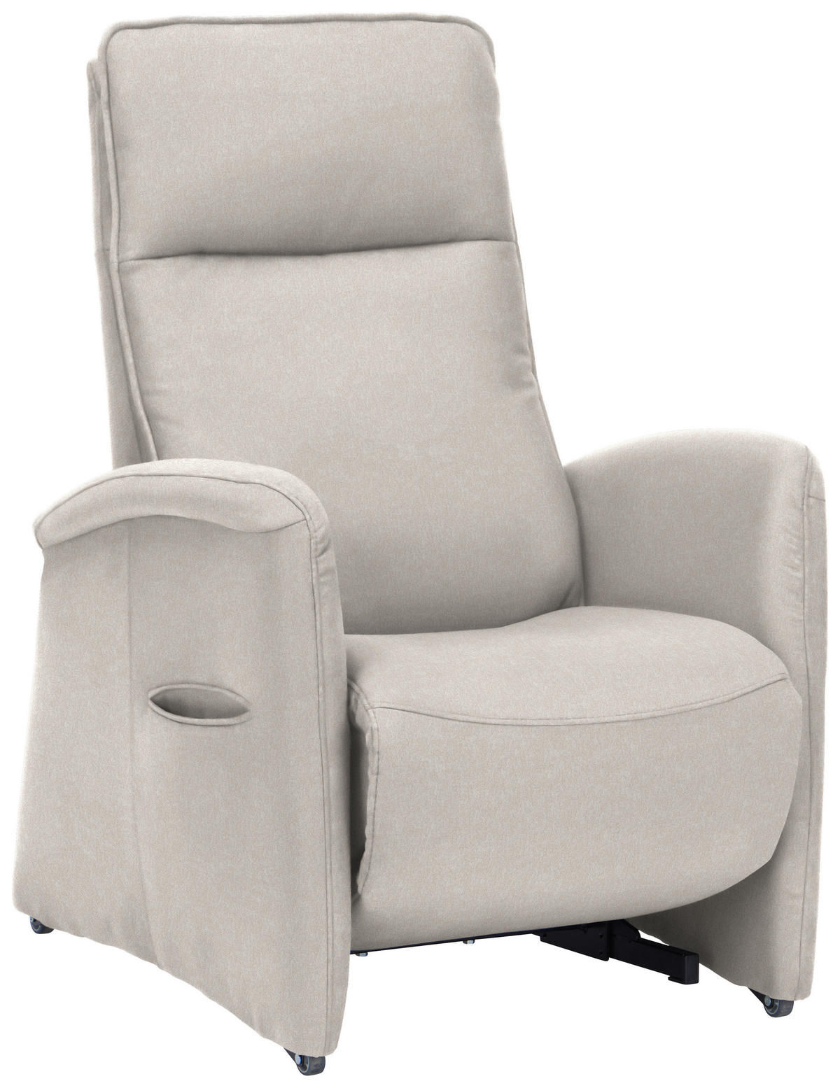 FERNSEHSESSEL in Chenille Ecru  - Ecru, Konventionell, Kunststoff/Textil (79-83/108/87cm) - Valdera