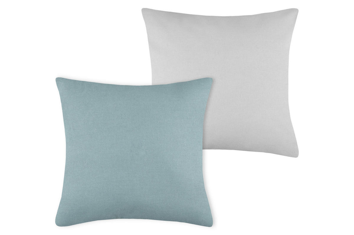 OKRASNA BLAZINA  MARIS   50/50 cm          - turkizna/svetlo siva, Konvencionalno, tekstil (50/50cm)