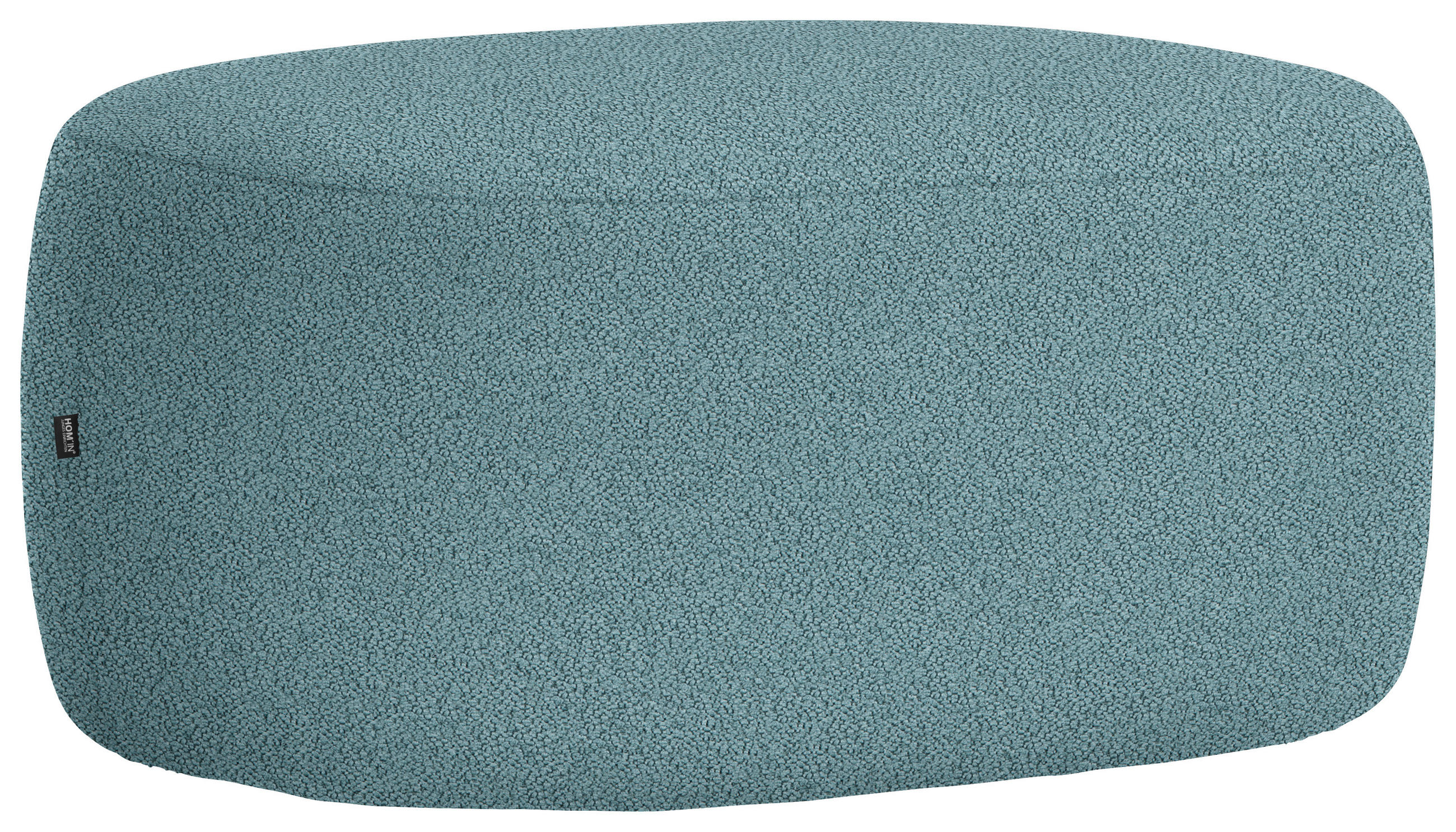 HOCKER in Textil Petrol  - Petrol/Schwarz, MODERN, Kunststoff/Textil (88/43/66cm) - Hom`in