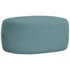 HOCKER in Textil Petrol  - Petrol/Schwarz, MODERN, Kunststoff/Textil (88/43/66cm) - Hom`in