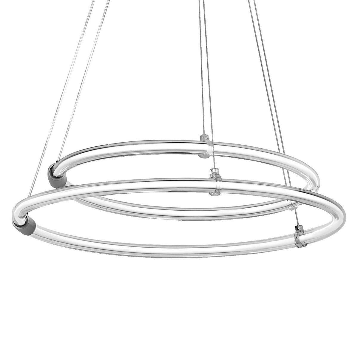 LED-HÄNGELEUCHTE 49.8/80 cm  - Dunkelgrau, Basics, Kunststoff (49.8/80cm) - Osram