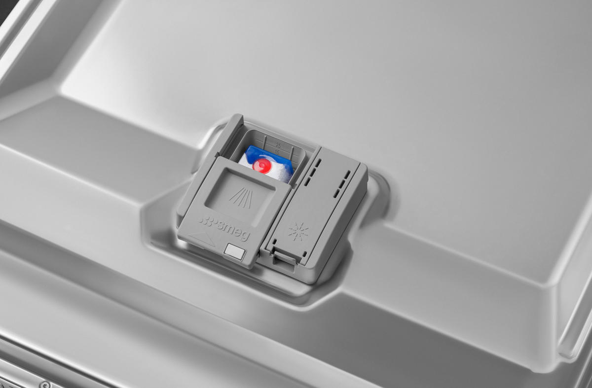 GESCHIRRSPÜLER STL323BQLHDE  - Edelstahlfarben, Basics, Metall (59,8/81,8/54,5cm) - SMEG