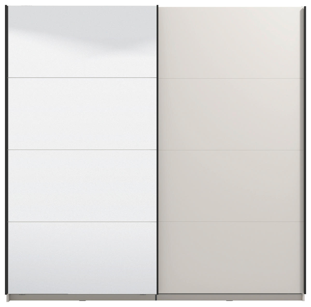 SKŘÍŇ S POSOUVACÍMI DVEŘMI, kašmírová, 220/217,5/62 cm - kašmírová, Konvenční, kompozitní dřevo/sklo (220/217,5/62cm) - Xora