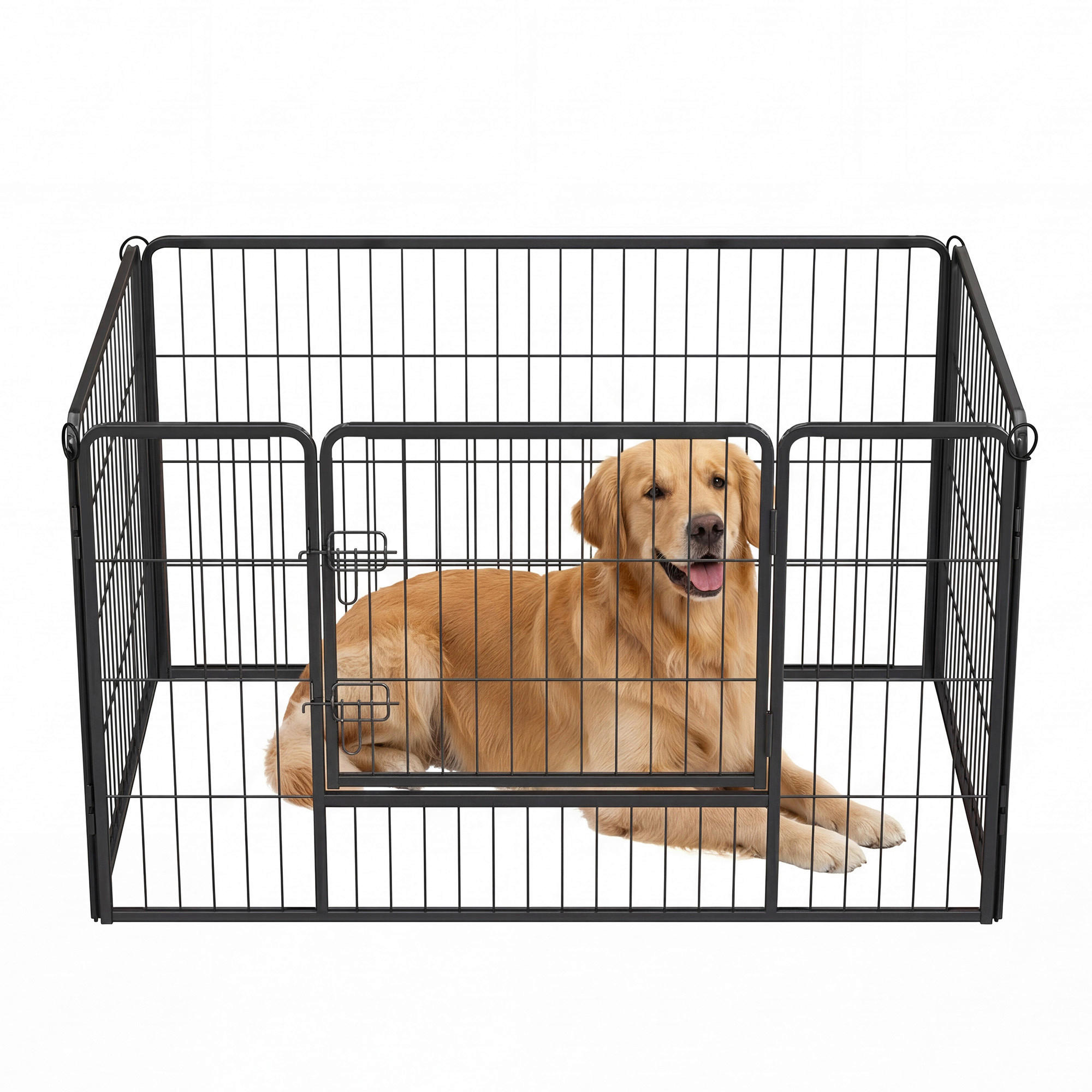 HEIMTIERGEHEGE - Schwarz, Trend, Metall (122/70/80cm) - Boxxx