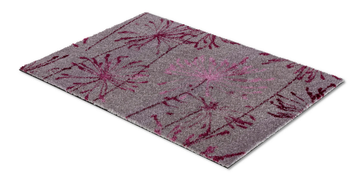 FUßMATTE  50/70 cm  Grau, Rosa, Pink  - Pink/Rosa, KONVENTIONELL, Textil (50/70cm) - Schöner Wohnen