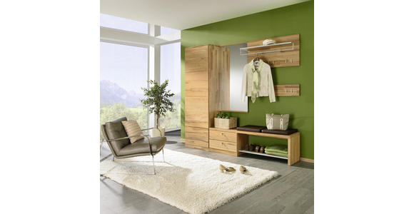 GARDEROBENSCHRANK 64/200/38 cm  - Buchefarben, Design, Holz (64/200/38cm) - Linea Natura