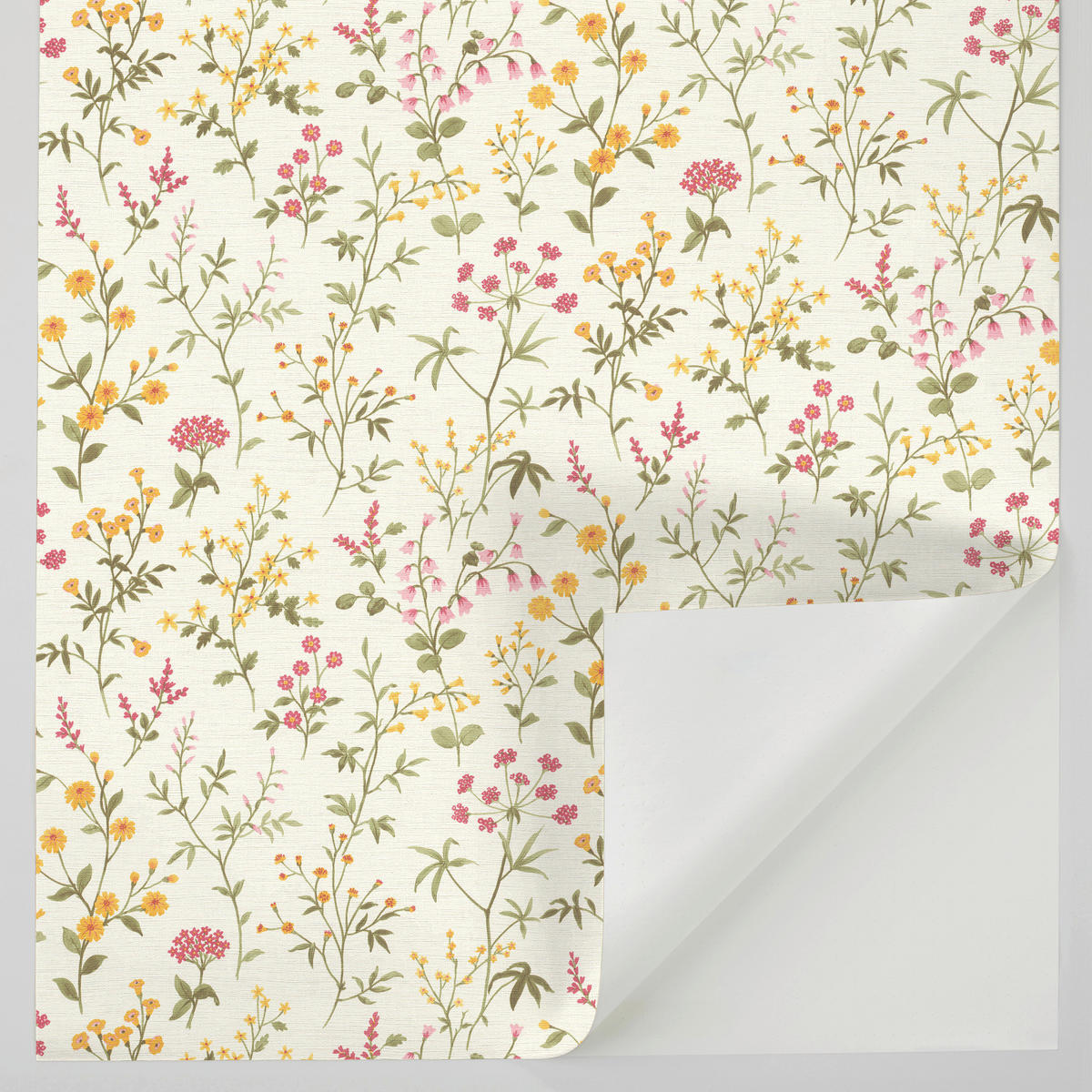 TAPETE - Weiß, ROMANTIK / LANDHAUS, Textil (600/53cm) - Tesa