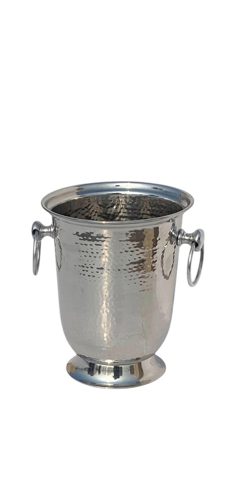 FLASCHENKÜHLER - Silberfarben, Design, Metall (20/23cm) - Ambia Home