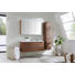 BADEZIMMER - Eichefarben/Weiß, Design, Glas/Holz (120cm) - Novel BADEZIMMER - Eichefarben/Weiß, Design, Glas/Holz (120cm) - Novel