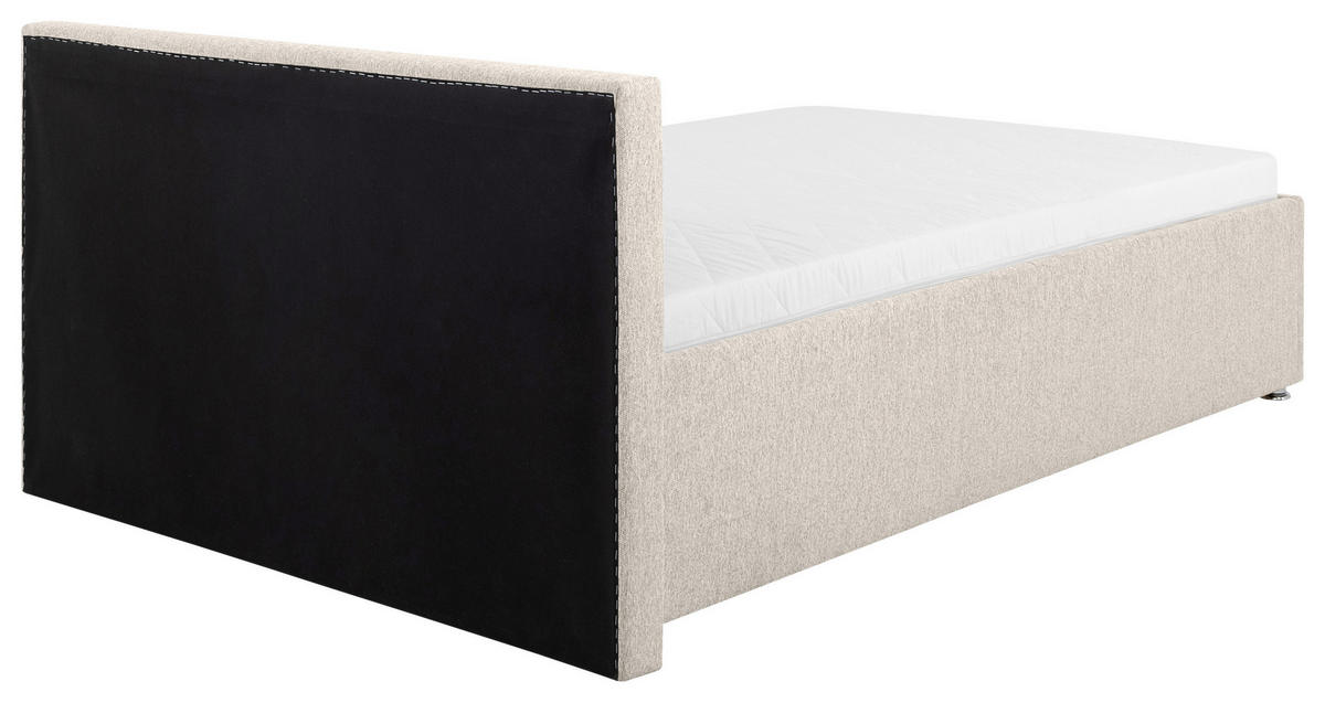 POLSTERBETT Lattenrost, Bettkasten Naturfarben 120/200 cm  - Naturfarben, MODERN, Holz/Kunststoff (120/200cm) - MID.YOU
