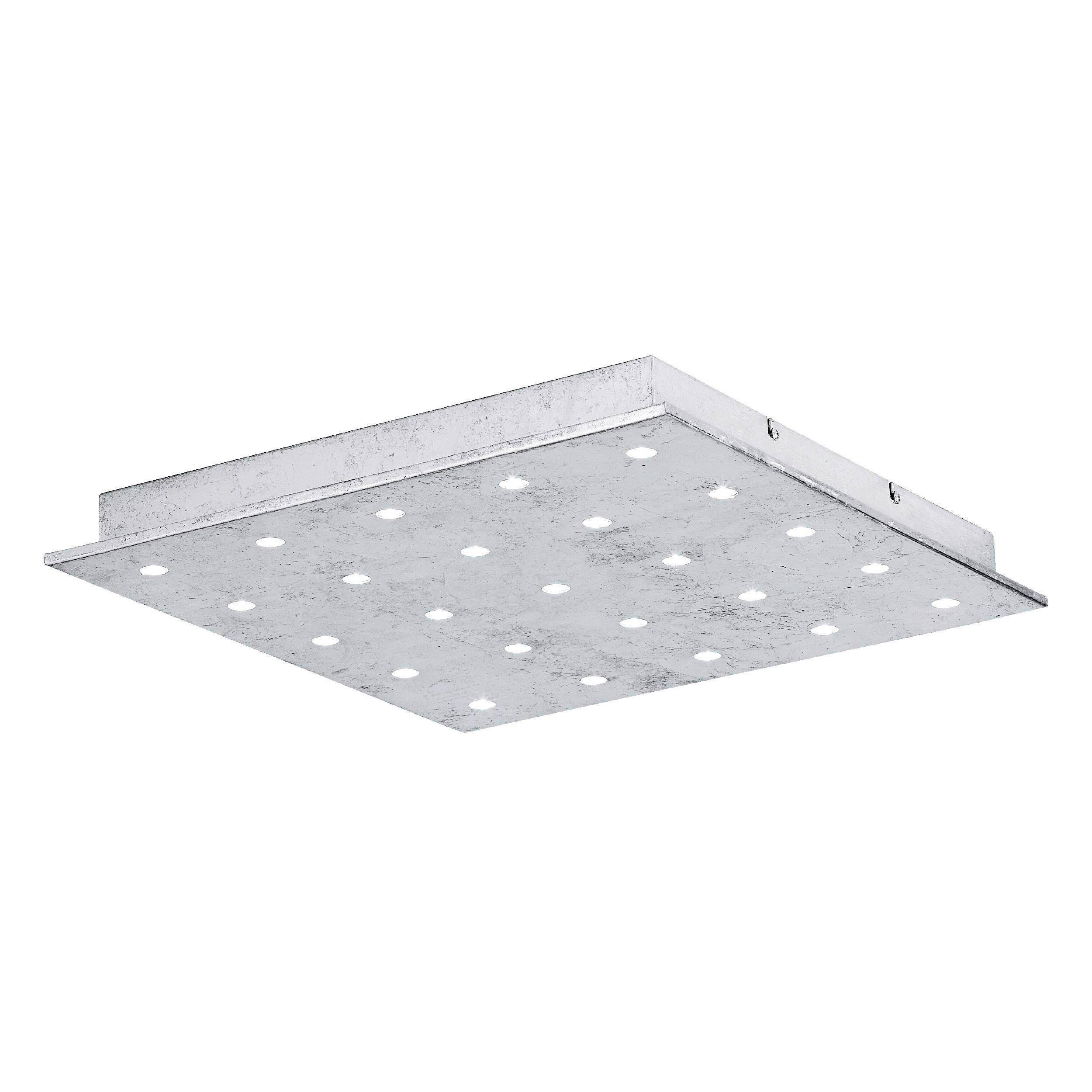 LED-DECKENLEUCHTE 47/47/5 cm   - Silberfarben, Design, Metall (47/47/5cm) - Eglo