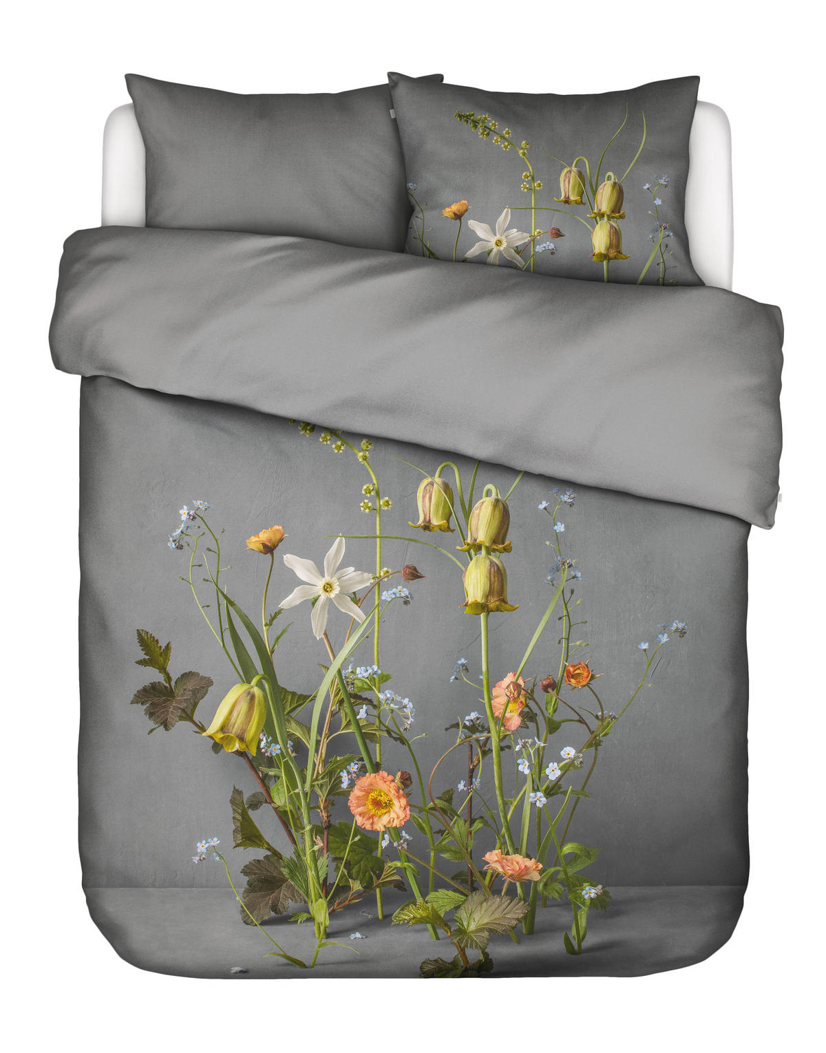 BETTWÄSCHE FICARIA Satin 200/200 cm  - Grau, KONVENTIONELL, Textil (200/200cm) - Essenza