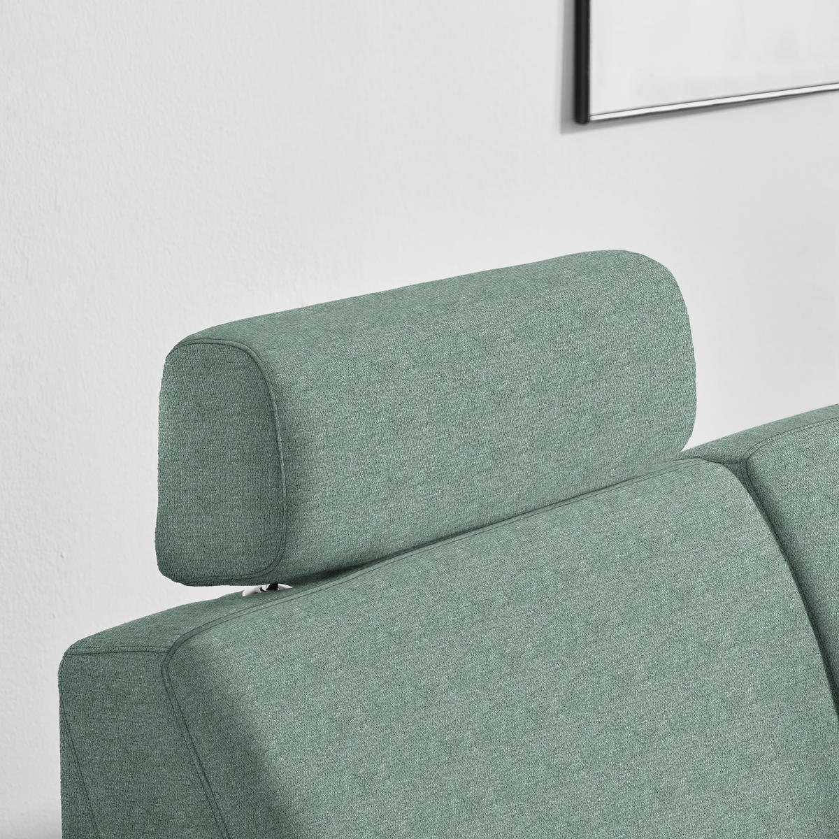 ECKSOFA in Webstoff Türkis  - Türkis/Schwarz, Konventionell, Kunststoff/Textil (224/165cm) - Xora