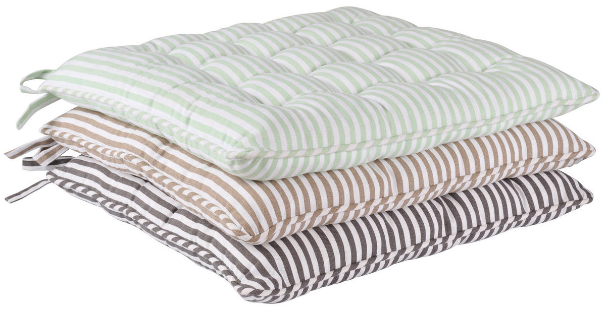 SITZKISSEN  40/40 cm   - Taupe, Textil (40/40cm) - Esposa
