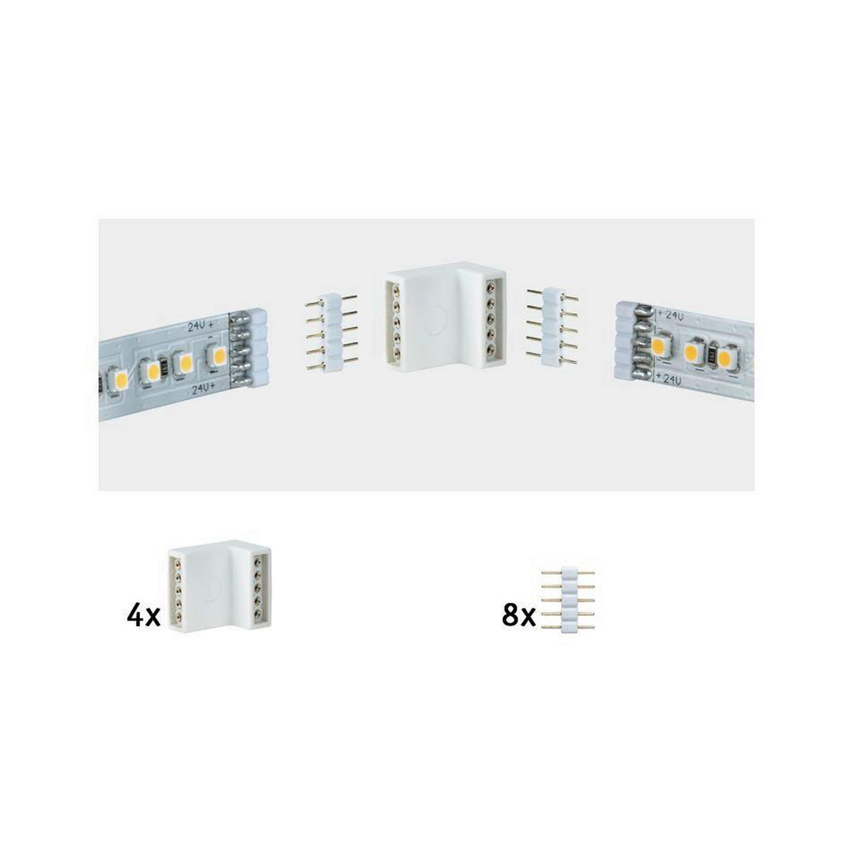 LED-STRIP 70615 1,7/1,2 cm   - Weiß, Basics, Kunststoff (1,7/1,2cm) - Paulmann