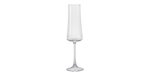 SEKTGLAS   - Klar, Design, Glas (0,21l) - Novel