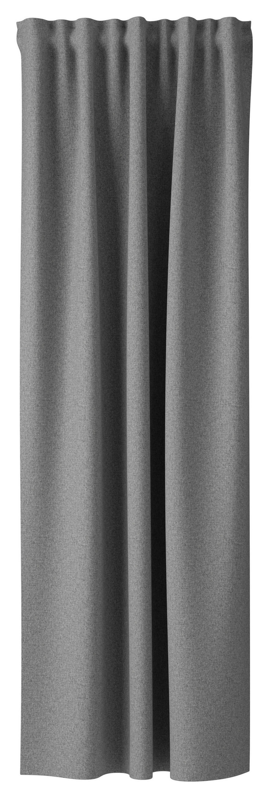 VERDUNKELUNGSVORHANG black-out (lichtundurchlässig)  - Grau, Basics, Textil (135/270cm) - Fuggerhaus