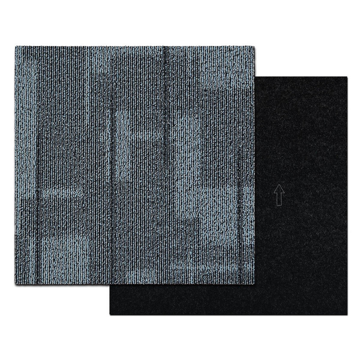 TEPPICHFLIESE Andorra 50/50 cm  in Grau  - Grau, Basics, Kunststoff/Textil (50/50cm) - Floordirekt