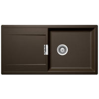 SPÜLE MONO D-100L-A / MOND100LABRO  - Bronzefarben, Basics, Stein (100/51cm) - Schock