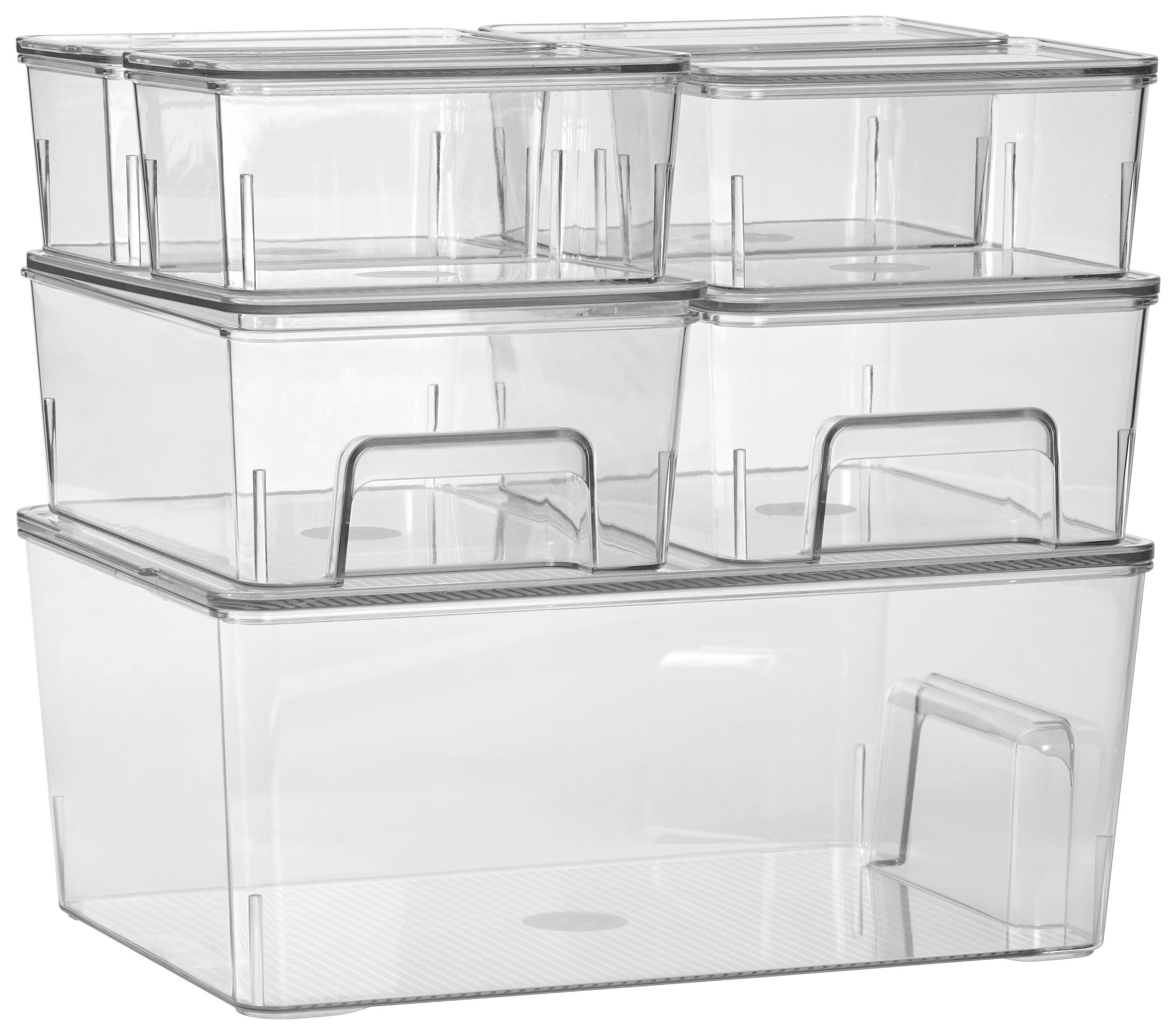 SCHUBLADENBOX    29,6/19,8/12,2 cm  - Klar, Basics, Kunststoff (29,6/19,8/12,2cm) - Homeware Profession.
