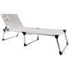 DREIBEINLIEGE 71/40/192 cm  - Grauweiß, MODERN, Textil/Metall (71/40/192cm) - Ambia Garden