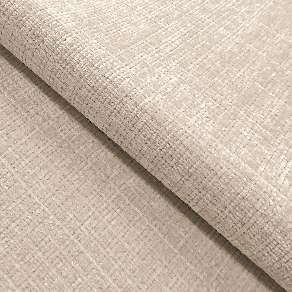 ECKSOFA Mauris Creme Chenille Rückenkissen  - Creme/Schwarz, Design, Kunststoff/Textil (200/233cm) - Livetastic