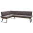 ECKBANK 163/243 cm in Grau, Schwarz, Eichefarben - Eichefarben/Schwarz, Design, Holz/Textil (163/243cm) - Voleo ECKBANK 163/243 cm in Grau, Schwarz, Eichefarben - Eichefarben/Schwarz, Design, Holz/Textil (163/243cm) - Voleo