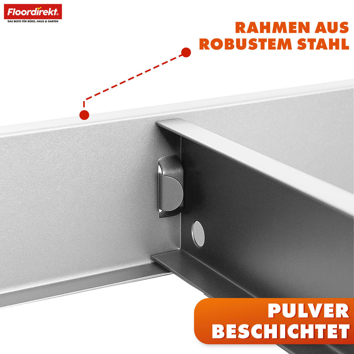 SCHWERLASTREGAL 90/180/45 cm  - Zinkfarben, Basics, Naturmaterialien/Metall (90/180/45cm) - Floordirekt