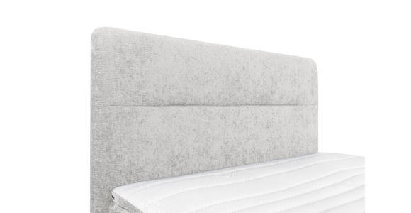 BOXSPRINGBETT 140/200 cm  in Hellgrau  - Hellgrau/Schwarz, Design, Textil/Metall (140/200cm) - Esposa