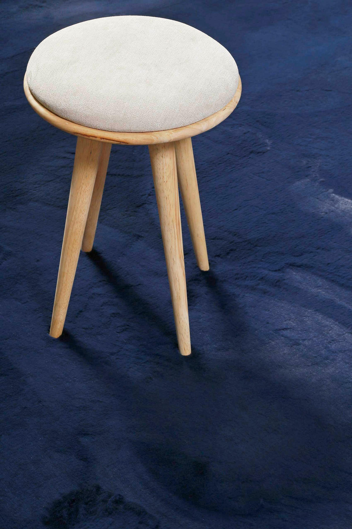 HOCHFLORTEPPICH 120/170 cm Vita Dunkelblau  - Dunkelblau, KONVENTIONELL, Textil (120/170cm)